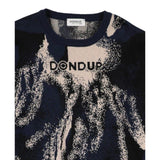 Dondup Maglia tinta unita con Stampa Blu per Neonato DMMA037N BLU DONDUP 