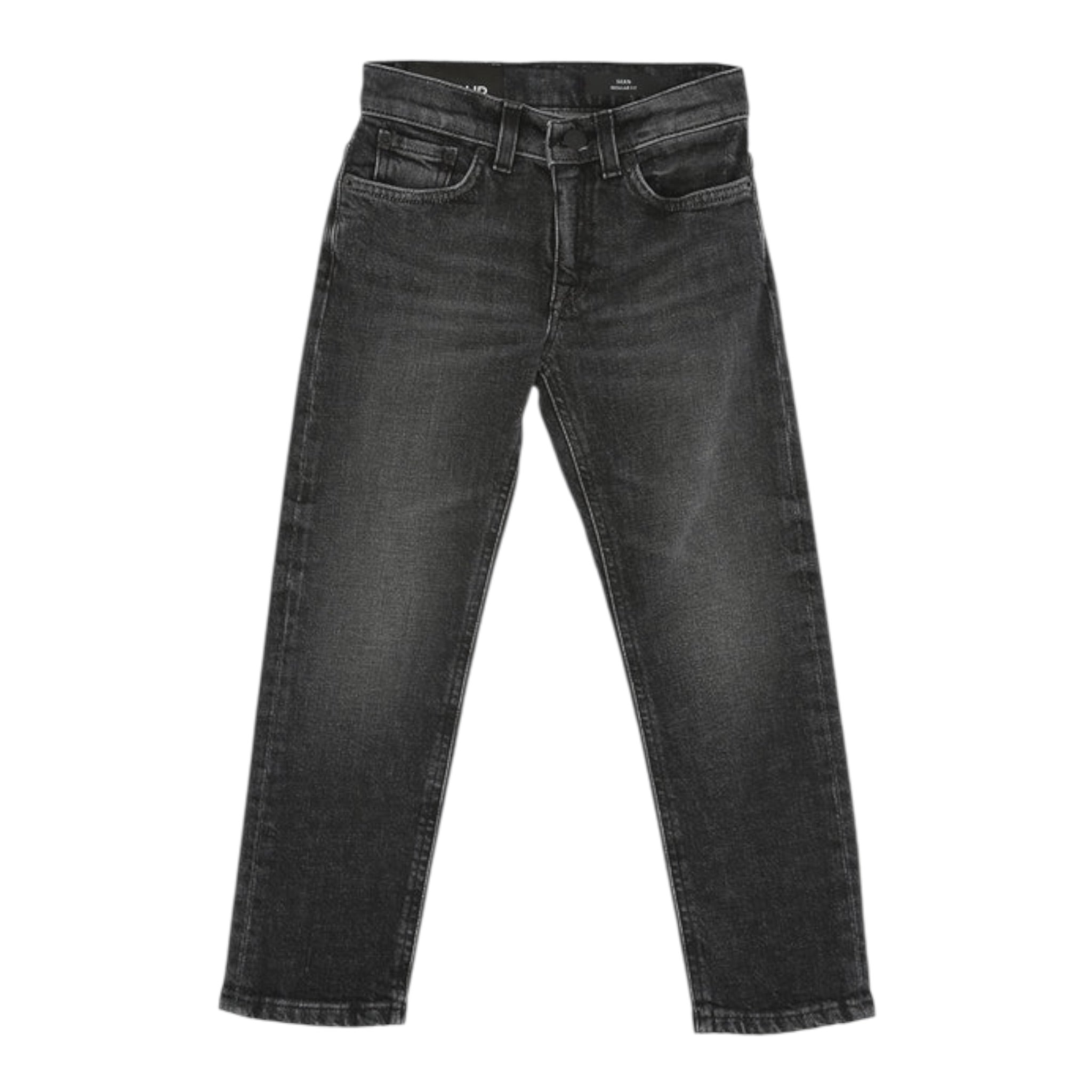 Dondup Jeans tinta unita Nero per Neonato DMPA158N NERO DONDUP 