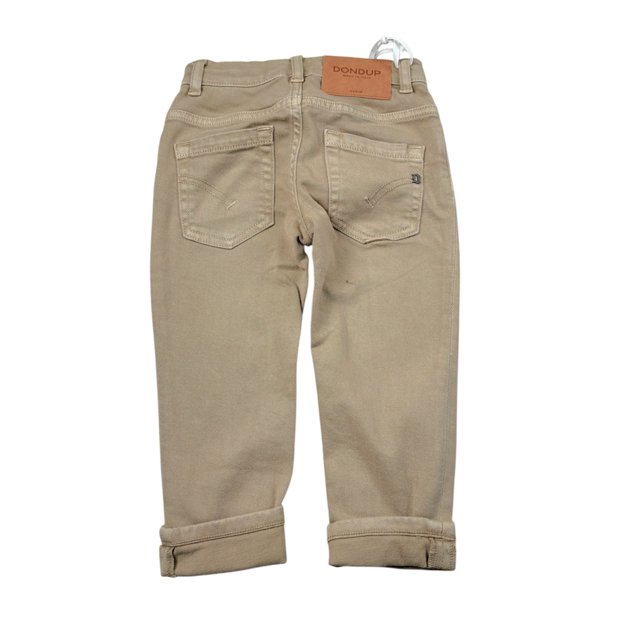 Dondup Pantalone tinta unita 5 Tasche Beige per Neonato DMPA161N BEIGE DONDUP 