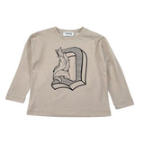 Dondup Shirt tinta unita con Logo Beige per Bambino DMTS047 BEIGE DONDUP 