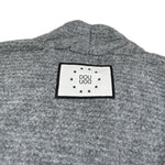 Dou Dou Cardigan tinta unita con Logo Grigio per Bambina DV9A40 GRIGIO DOU DOU 