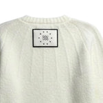 Dou Dou Maglia Girocollo tinta unita con Logo Bianco per Bambina DV9A50 BIANCO DOU DOU 