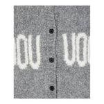 Dou Dou Cardigan tinta unita Grigio per Bambina DV9P30 GRIGIO DOU DOU 