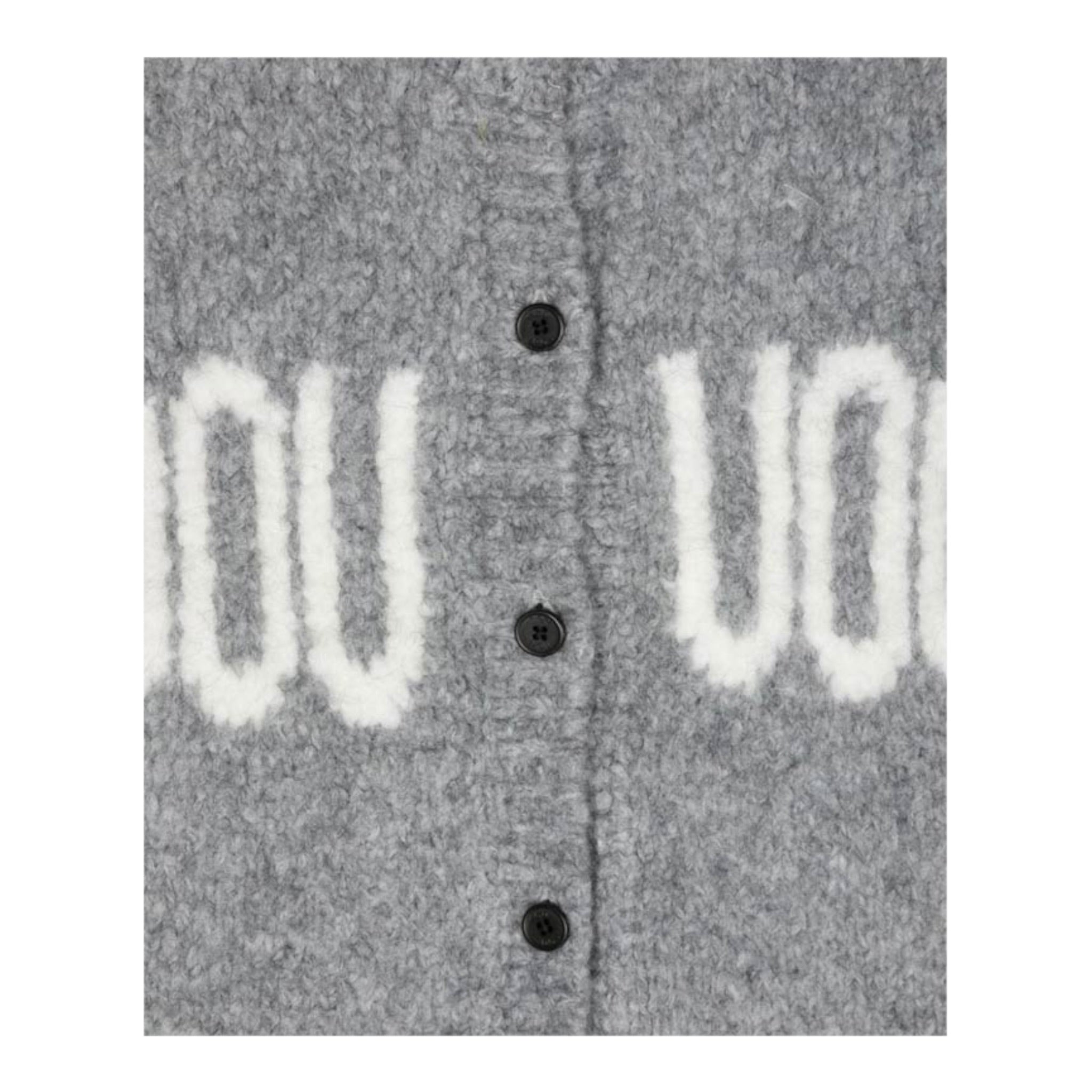 Dou Dou Cardigan tinta unita Grigio per Bambina DV9P30 GRIGIO DOU DOU 
