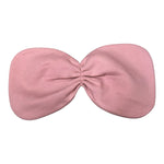 Dou Dou Abito tinta unita con Fiocco Rimovibile Rosa per Bambina DX1A50 ROSA DOU DOU 