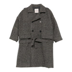 Dou Dou Cappotto Doppiopetto tinta unita Marrone per Bambina DX2P50X MARRONE DOU DOU 