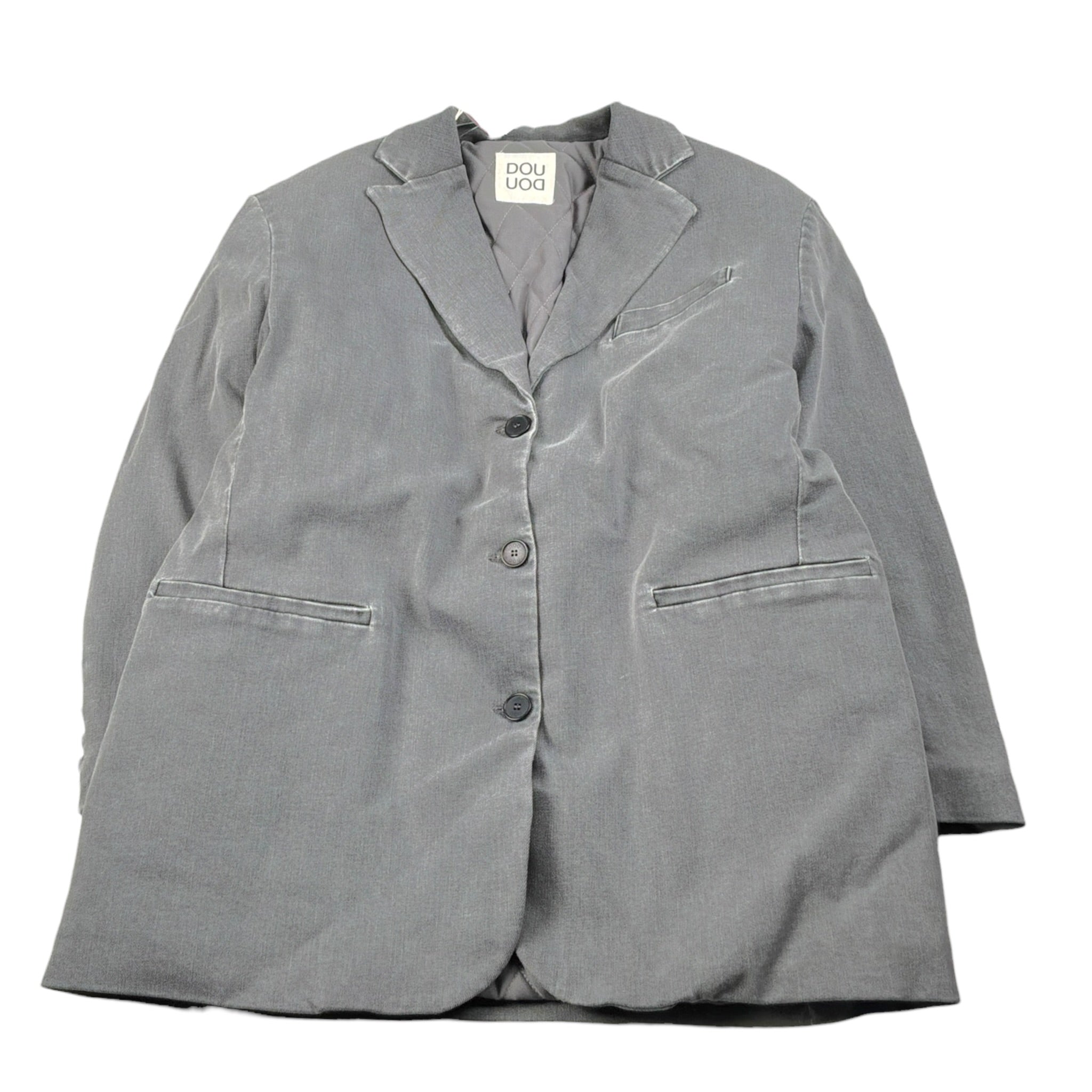 Dou Dou Giacca tinta unita con Bottoni Grigio per Bambino DX2Q54 GRIGIO DOU DOU 
