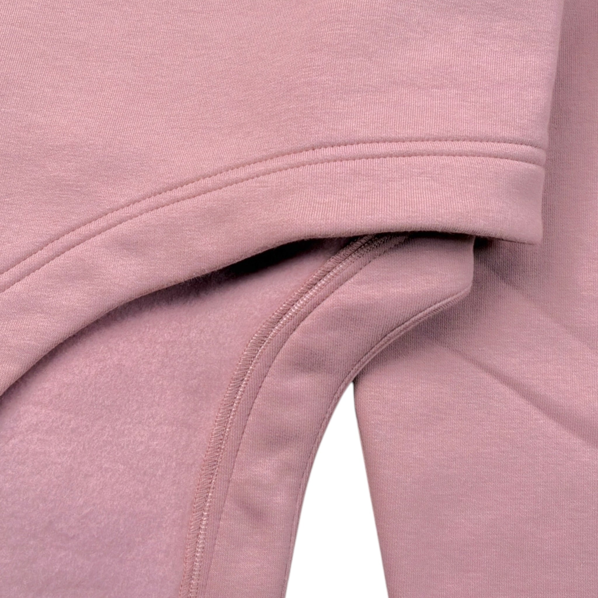 Dou Dou Felpa tinta unita Asimmetrica Rosa per Bambina DX4A40 ROSA DOU DOU 