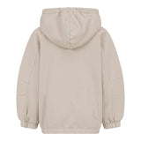Dou Dou Felpa tinta unita con Cappuccio Beige per Bambina DX4P10 BEIGE DOU DOU 