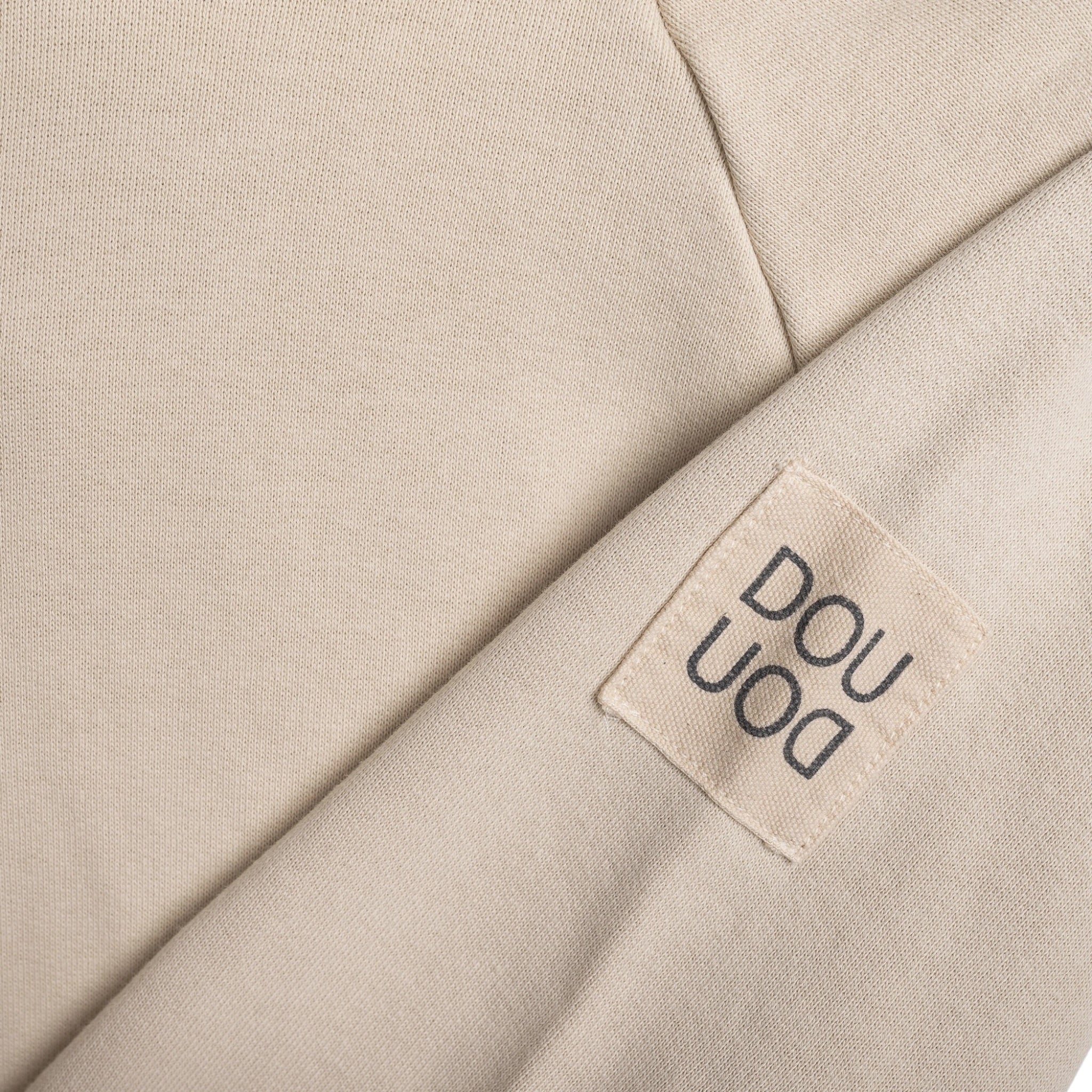 Dou Dou Felpa tinta unita con Cappuccio Beige per Bambina DX4P10 BEIGE DOU DOU 