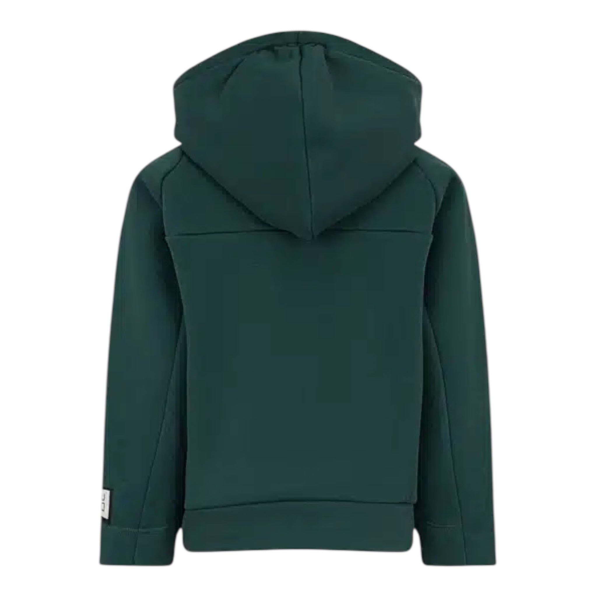 Dou Dou Felpa tinta unita con Cappuccio Verde per Bambino DX4P80 VERDE DOU DOU 
