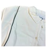 Dou Dou Camicia tinta unita con Righino In Contrasto Bianco per Bambina DX5A10XX BIANCO DOU DOU 