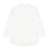 Dou Dou Camicie tinta unita con Logo Bianco per Bambina DX5P10 BIANCO DOU DOU 