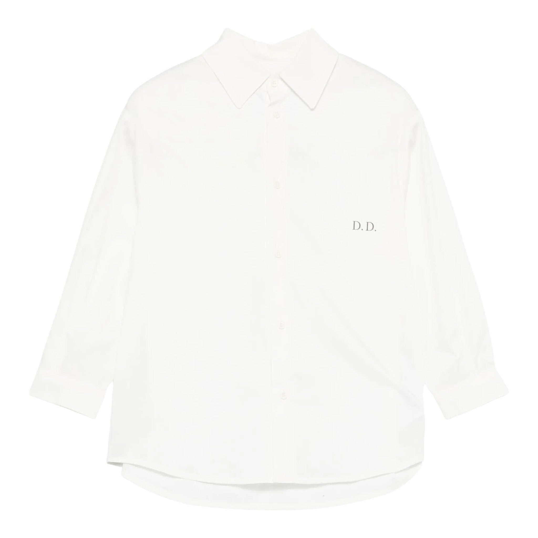 Dou Dou Camicie tinta unita con Logo Bianco per Bambina DX5P10X BIANCO DOU DOU 