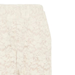 Dou Dou Pantalone tinta unita con Ricami Bianco per Bambina DX6A60U0237 BIANCO DOU DOU 