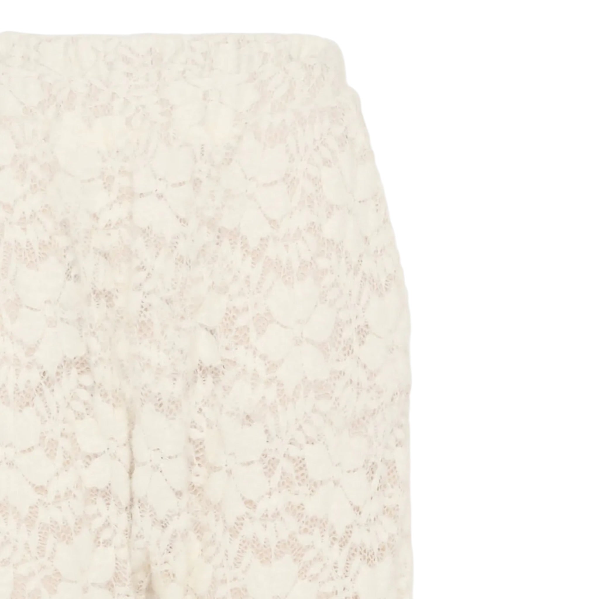 Dou Dou Pantalone tinta unita con Ricami Bianco per Bambina DX6A60U0237 BIANCO DOU DOU 