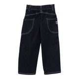 Dou Dou Jeans tinta unita Modello Palazzo Blu per Bambina DX6P30X BLU DOU DOU 