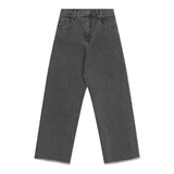 Dou Dou Jeans Modello A Palazzo tinta unita Grigio per Bambina DX6P50X GRIGIO DOU DOU 