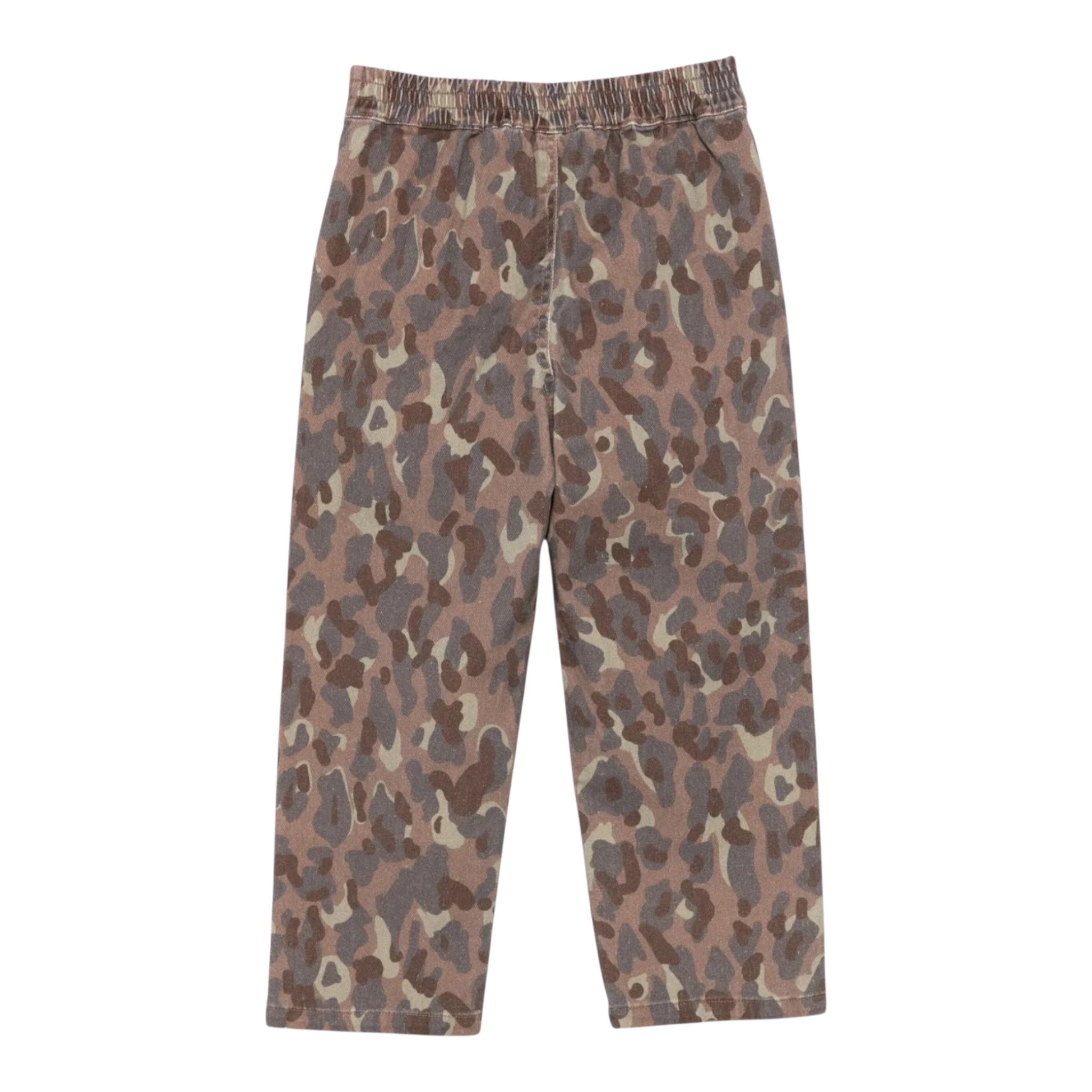 Dou Dou Pantalone Stampa Fantasia con Elastico In Vita Marrone per Bambina DX6Q70X MARRONE DOU DOU 