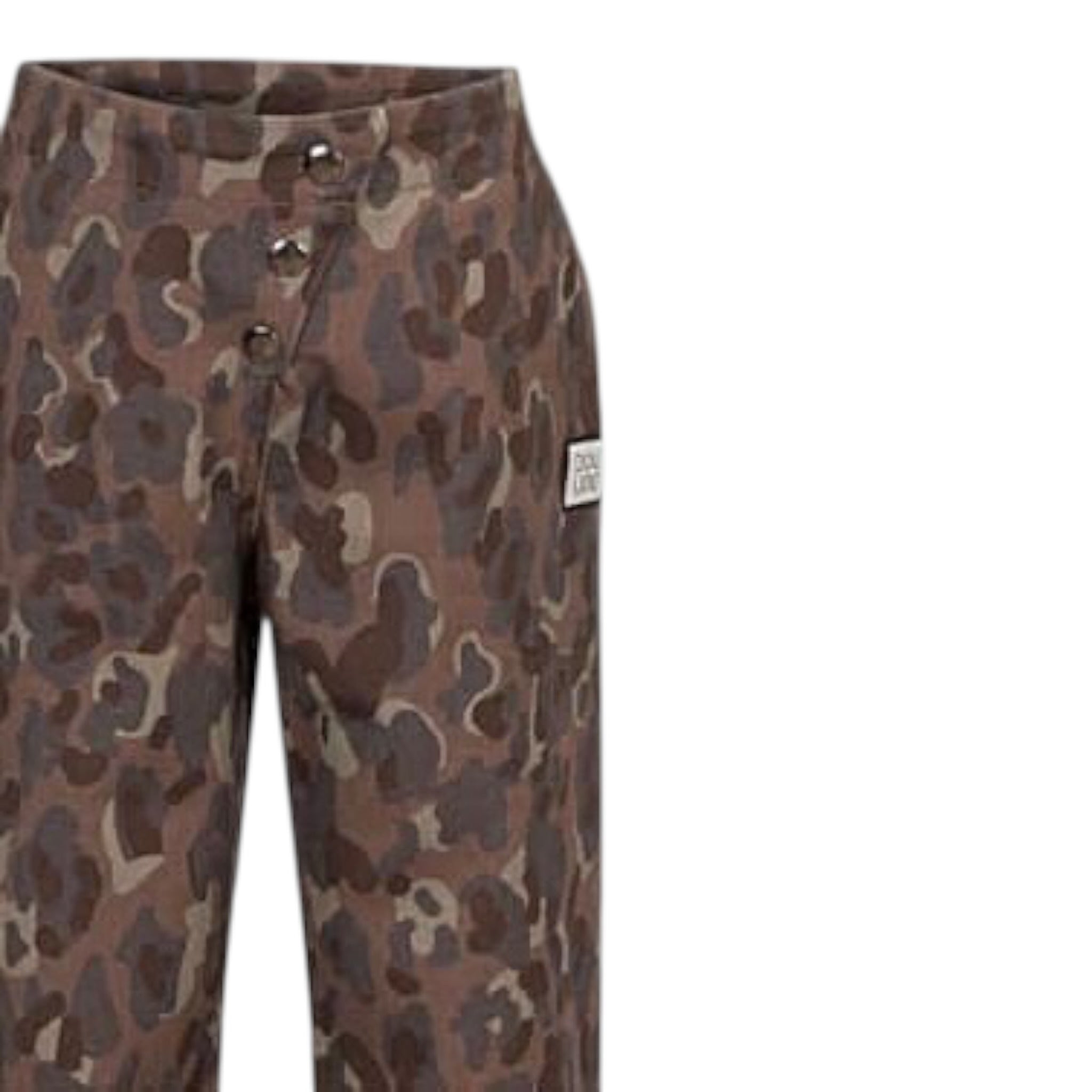 Dou Dou Pantalone Stampa Fantasia con Elastico In Vita Marrone per Bambina DX6Q70XXX MARRONE DOU DOU 