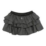 Dou Dou Gonna Tinta Unit con Balze Grigio per Bambina DX7A21 GRIGIO DOU DOU 