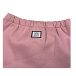 Dou Dou Gonna tinta unita con Logo Rosa per Bambina DX7A61 ROSA DOU DOU 