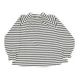 Dou Dou Maglia Bicolore con Fantasia A Righe Bianco/Nero per Bambina DX8A00 BIANCO/NERO DOU DOU 