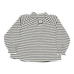 Dou Dou Maglia Bicolore con Fantasia A Righe Bianco/Nero per Bambina DX8A00X BIANCO/NERO DOU DOU 