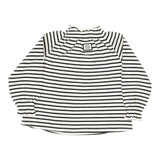 Dou Dou Maglia Bicolore con Fantasia A Righe Bianco/Nero per Bambina DX8A00X BIANCO/NERO DOU DOU 