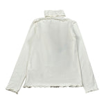 Dou Dou Shirt Collo Alto tinta unita Panna per Bambina DX8A30X PANNA DOU DOU 