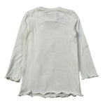 Dou Dou Shirt tinta unita con Logo Bianco per Neonata DX8A40NX BIANCO DOU DOU 