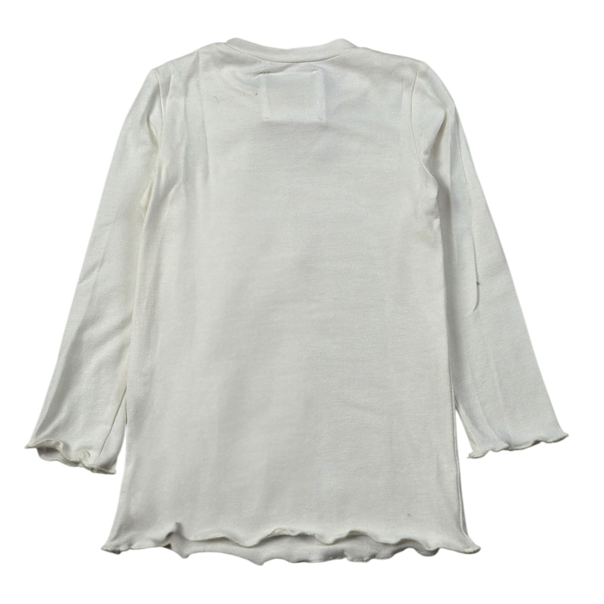 Dou Dou Shirt tinta unita con Logo Bianco per Neonata DX8A40NX BIANCO DOU DOU 