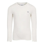 Dou Dou Shirt tinta unita con Logo Bianco per Bambina DX8A40X BIANCO DOU DOU 
