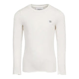Dou Dou Shirt tinta unita con Logo Bianco per Bambina DX8A40X BIANCO DOU DOU 