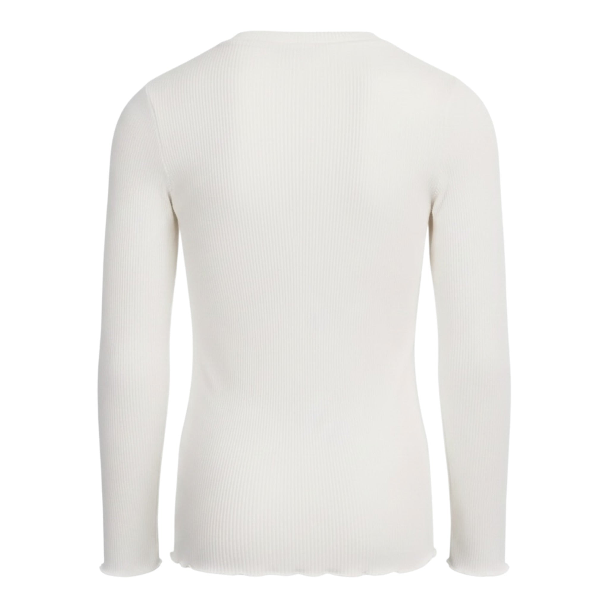 Dou Dou Shirt tinta unita con Logo Bianco per Bambina DX8A40X BIANCO DOU DOU 