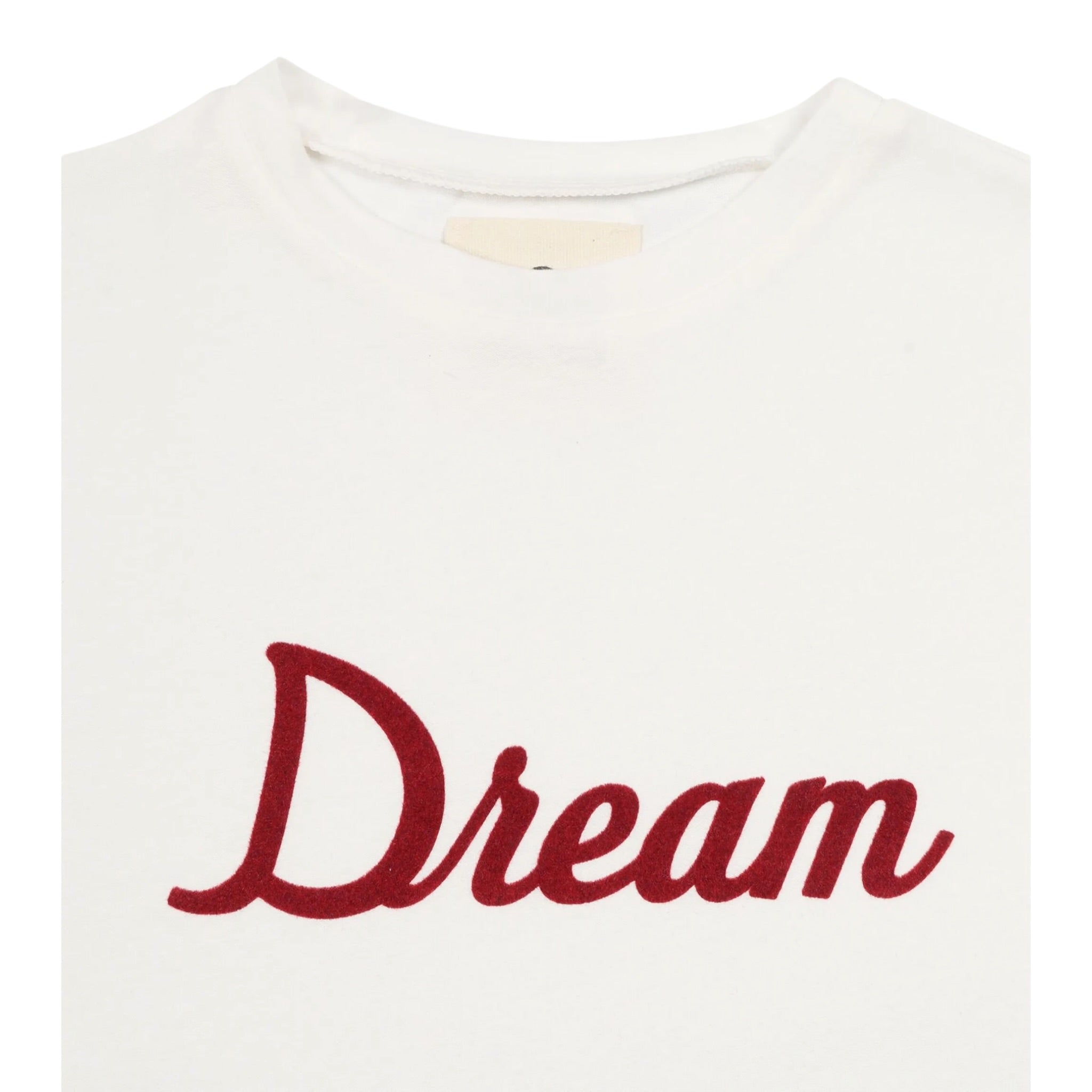 Dou Dou T-Shirt Girocollo tinta unita con Stampa Bianco per Bambina DX8P41 BIANCO DOU DOU 