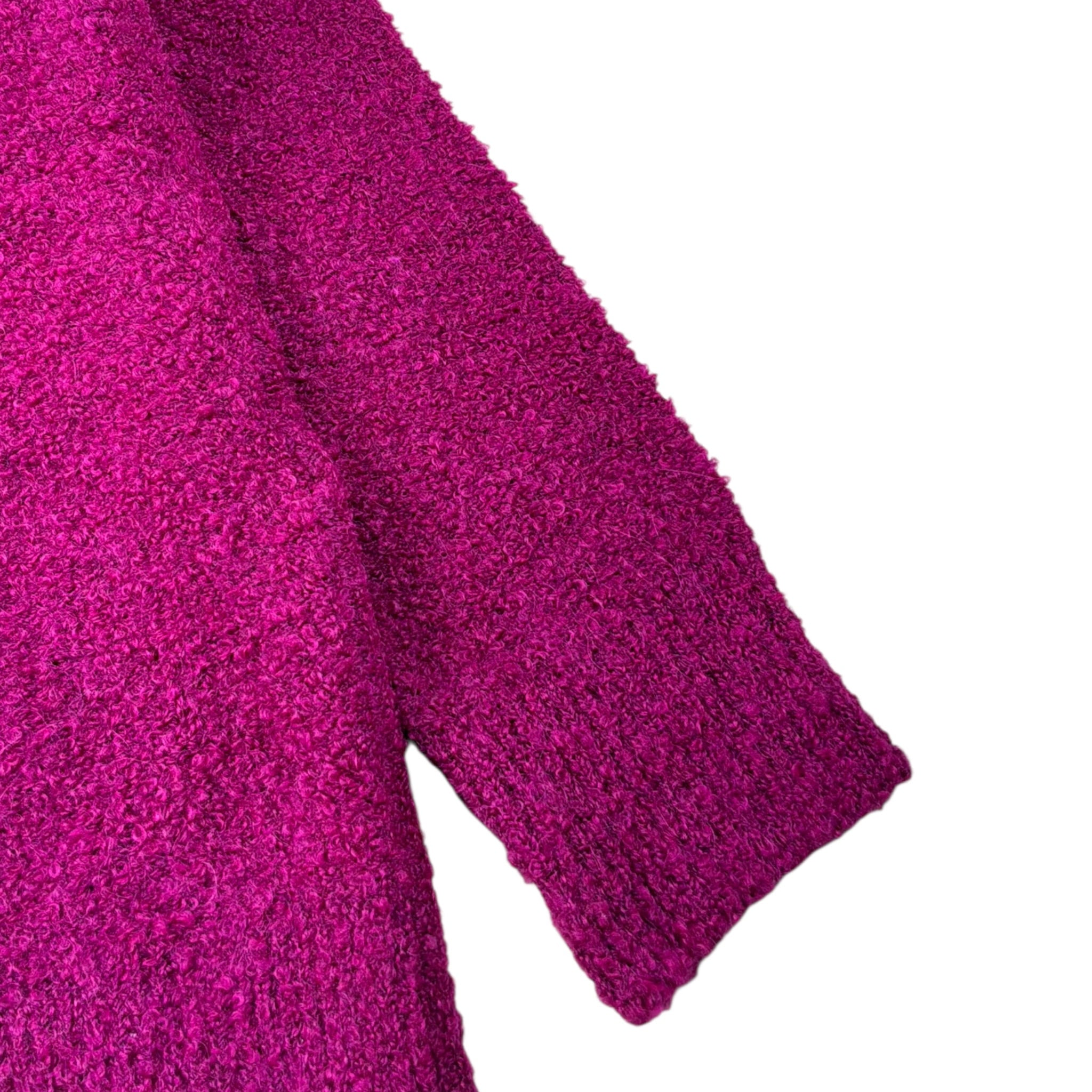 Dou Dou Maglia Girocollo tinta unita Magenta per Bambina DX9A60W0223 MAGENTA DOU DOU 