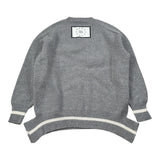 Dou Dou Maglia tinta unita con Fantasia Grigio per Bambina DX9P40W0041X GRIGIO DOU DOU 
