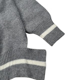 Dou Dou Maglia tinta unita con Fantasia Grigio per Bambina DX9P40W0041X GRIGIO DOU DOU 