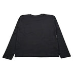 Dropseason2 Shirt Girocollo tinta unita con Stampa Nero per Bambino FW25J101 NERO DROPSEASON2 