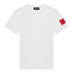 Dsquared2 T-Shirt tinta unita con Logo Bianco per Bambino DQ1820 BIANCO DSQUARED2 