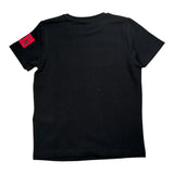 Dsquared2 T-Shirt tinta unita con Logo Nero per Bambino DQ1820 NERO DSQUARED2 