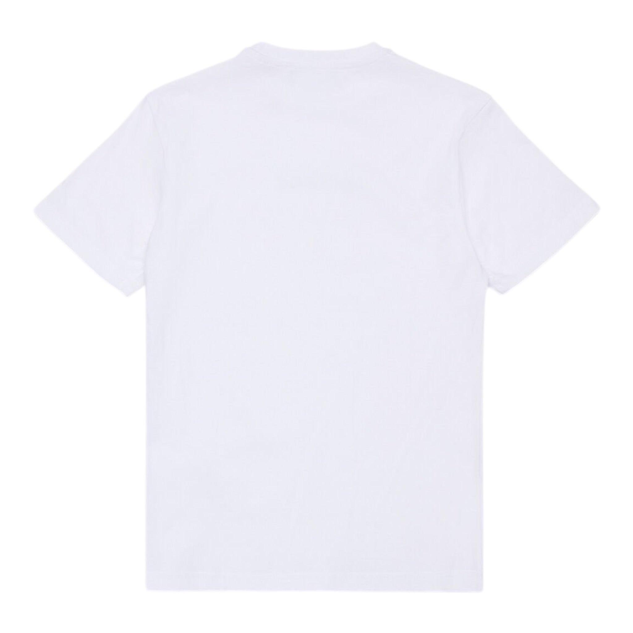 Dsquared2 T-Shirt Girocollo tinta unita con Logo Bianco per Bambino DQ2823 BIANCO DSQUARED2 