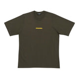 Dsquared2 T-Shirt Girocollo tinta unita con Logo Verde per Bambino DQ2823 VERDE DSQUARED2 