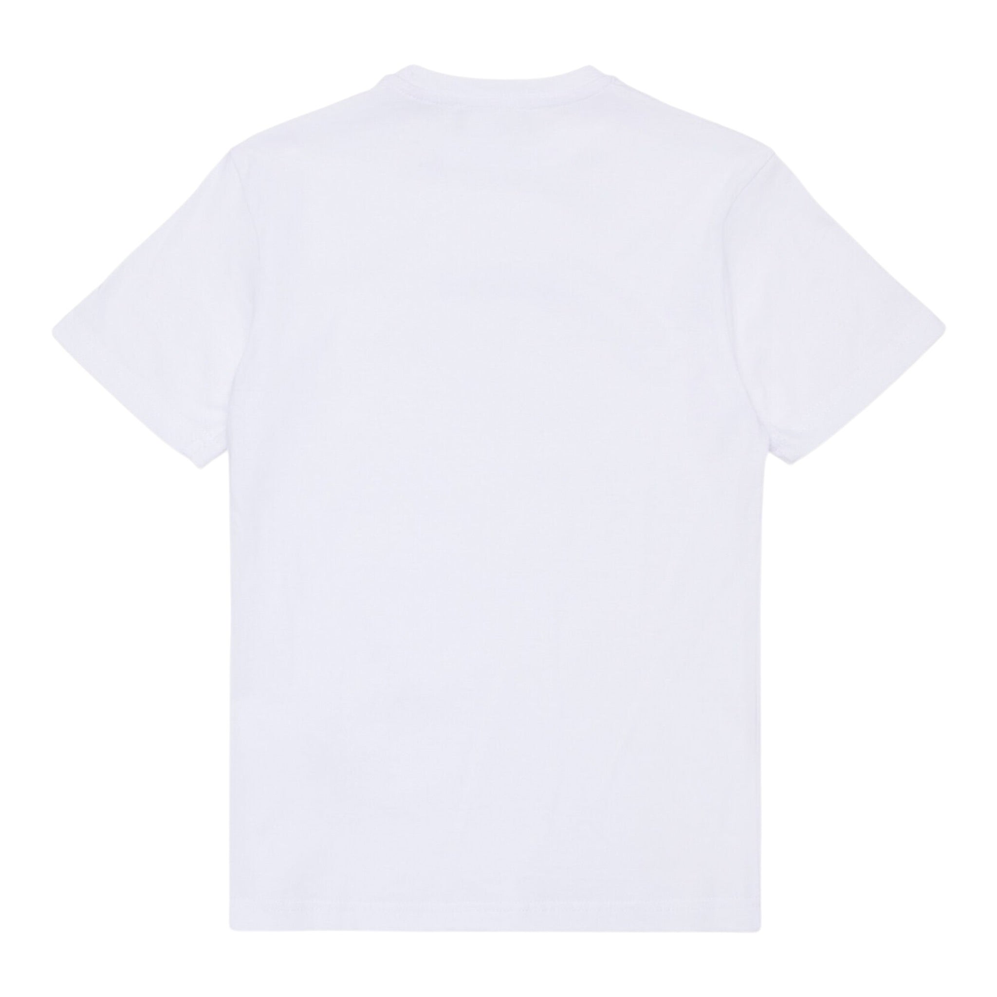 Dsquared2 T-Shirt Girocollo tinta unita con Logo Bianco per Bambino DQ2823XX BIANCO DSQUARED2 