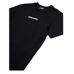 Dsquared2 T-Shirt Girocollo tinta unita con Logo Nero per Bambino DQ2823XX NERO DSQUARED2 