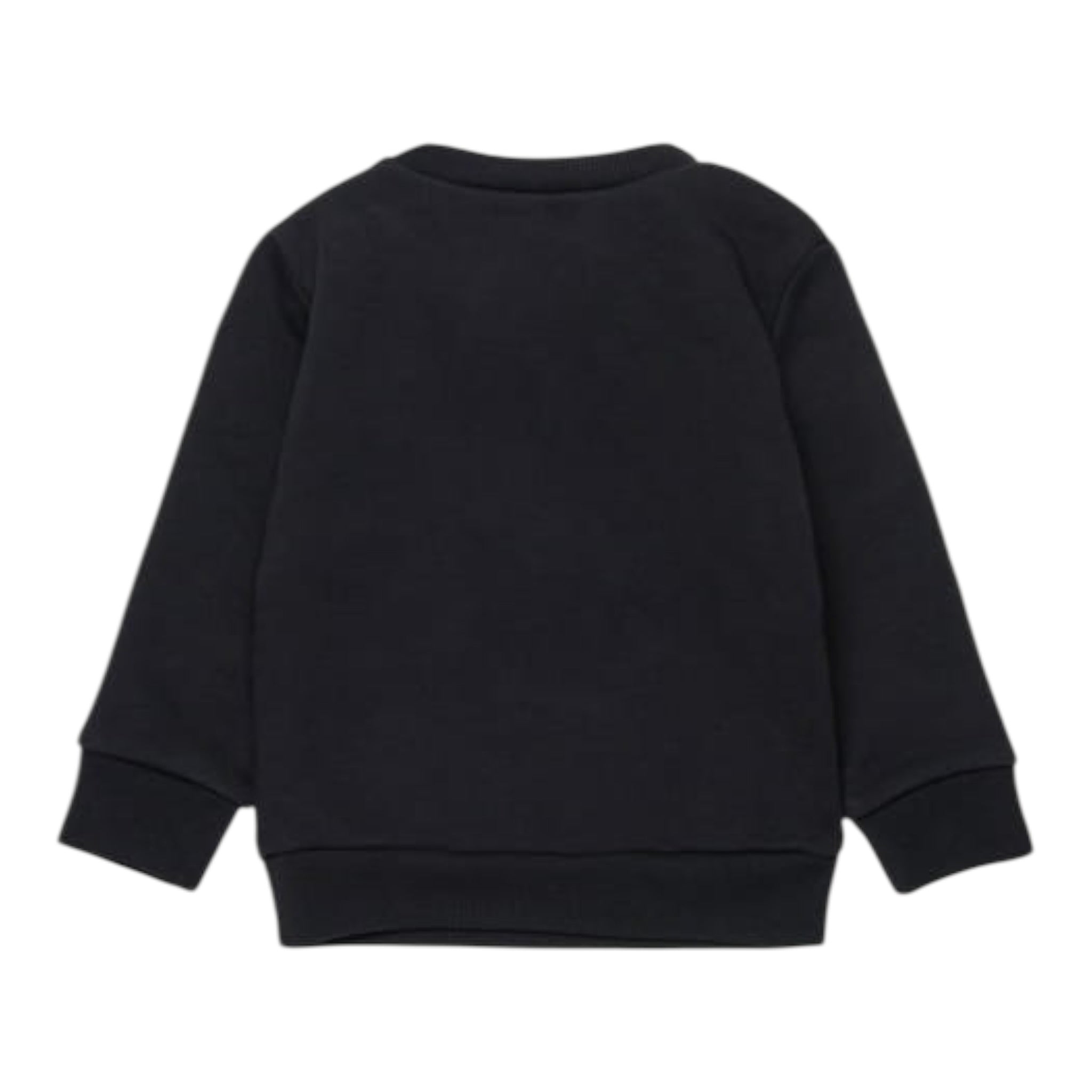 Dsquared2 Felpa tinta unita Girocollo con Stampa Nero per Bambino DQ2860XJ NERO DSQUARED2 