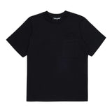 Dsquared2 T-Shirt Girocollo tinta unita con Taschino Nero per Bambino DQ2938 NERO DSQUARED2 