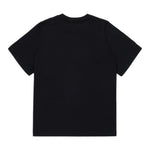 Dsquared2 T-Shirt Girocollo tinta unita con Taschino Nero per Bambino DQ2938 NERO DSQUARED2 