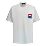 Dsquared2 T-Shirt Girocollo tinta unita con Logo Bianco per Bambino DQ2992X BIANCO DSQUARED2 